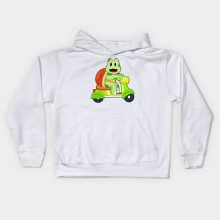 Turtle Scooter Kids Hoodie